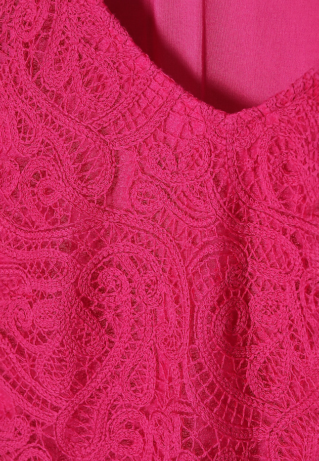 LADIES’ LACE PENCIL SKIRT - SONO LADIES’ LACE PENCIL SKIRT - SONO RÓŻOWY 8