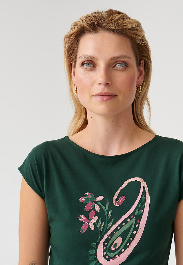 LADIES’ T-SHIRT WITH A PRINT AMANDA 4 LADIES’ T-SHIRT WITH A PRINT AMANDA 4 ZIELONY 4