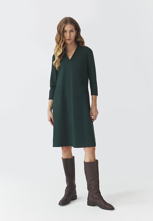 STYLISH KNITTED DRESS - KOKILIA STYLISH KNITTED DRESS - KOKILIA ZIELONY 2