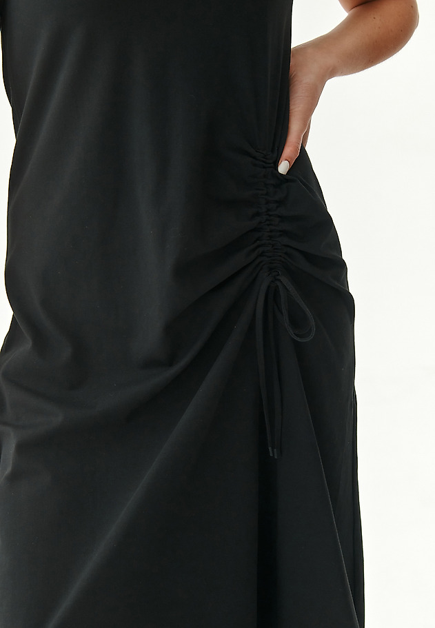 LADIES' DRAPED DRESS RIRI LADIES' DRAPED DRESS RIRI CZARNY 5