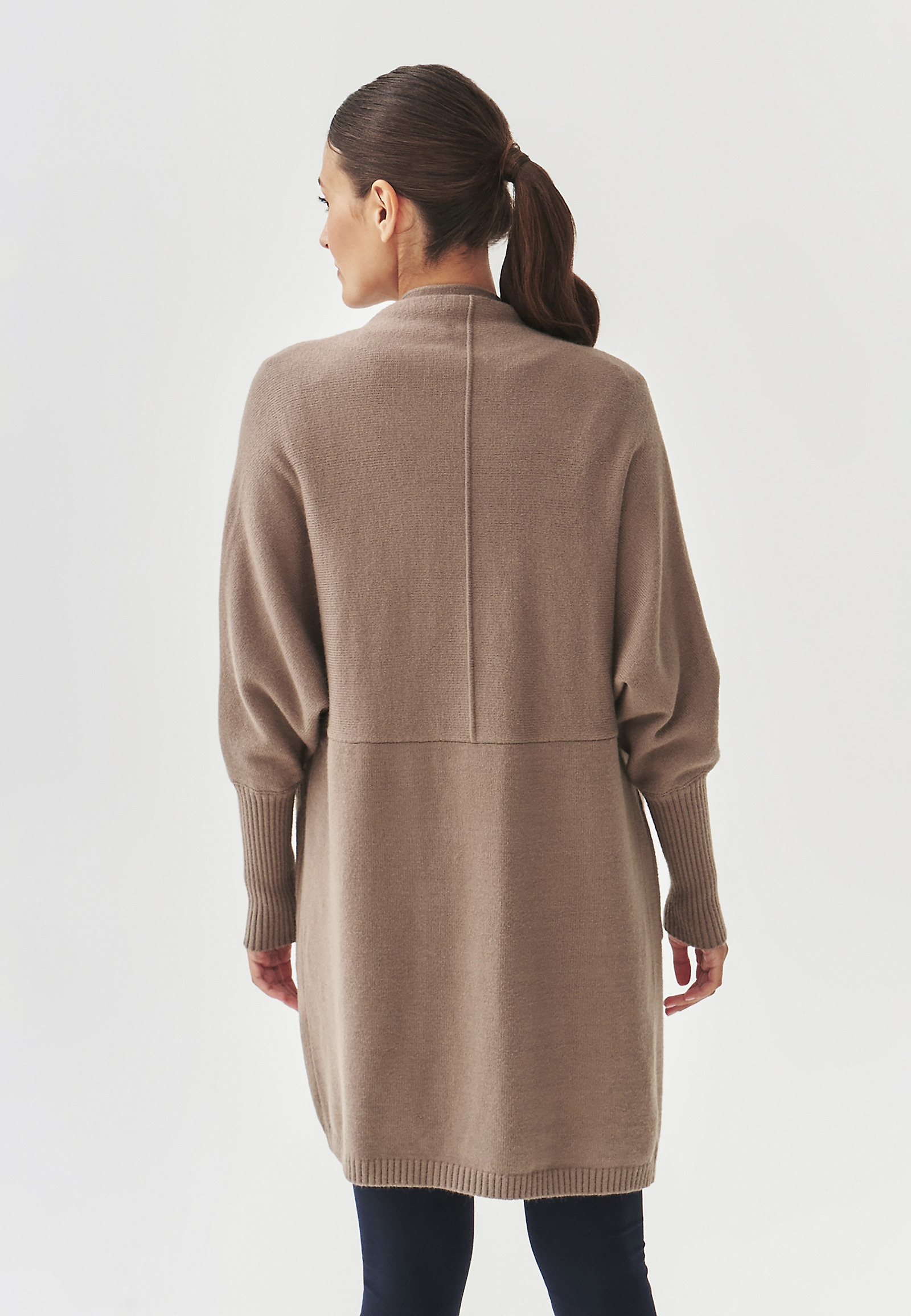 DÁMSKÝ DLOUHÝ KARDIGAN S KAPSAMI - JAZIRO 1 DÁMSKÝ DLOUHÝ KARDIGAN S KAPSAMI - JAZIRO 1 BÉŽOVÁ 101052