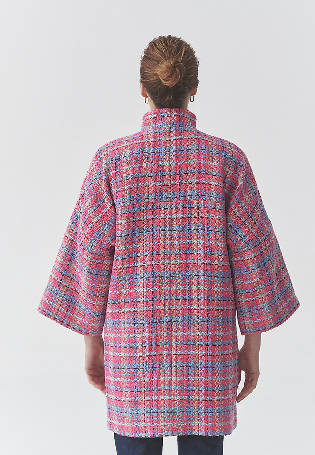 COLOURFUL OVERSIZE COAT - MORWI COLOURFUL OVERSIZE COAT - MORWI MULTIKOLOR 3