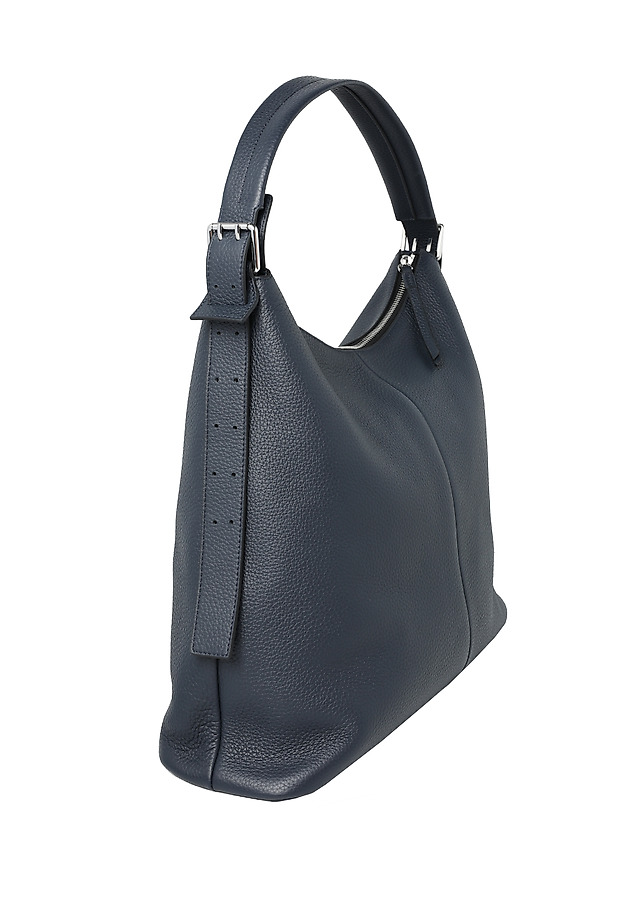 WOMEN'S LEATHER BAG - LUCINDA WOMEN'S LEATHER BAG - LUCINDA NAVY BLUE 3