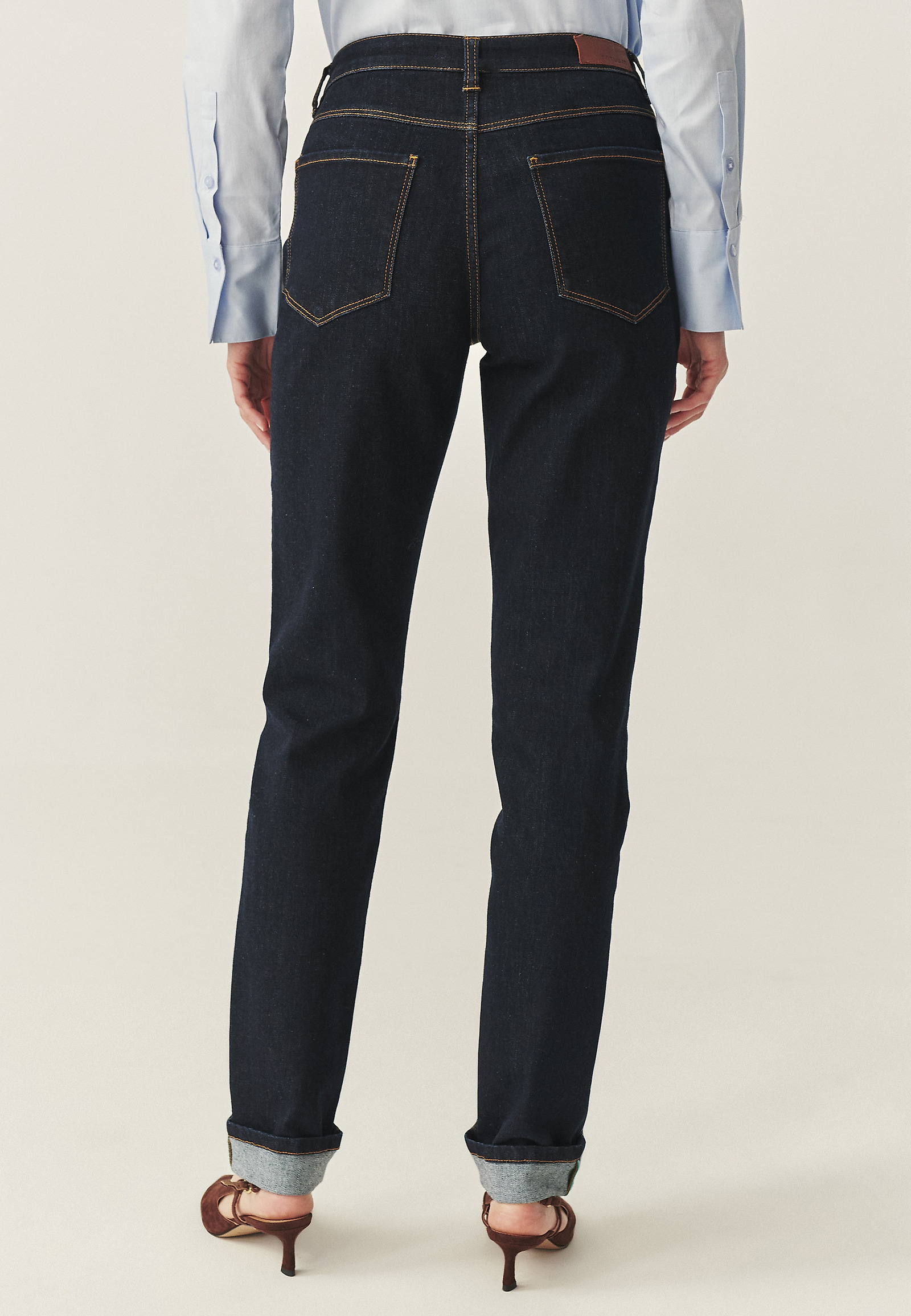 DENIMOVÉ NOHAVICE SLIM FIT - YOKOS 1 DENIMOVÉ NOHAVICE SLIM FIT - YOKOS 1 NÁMORNÍCKA MODRÁ 114689