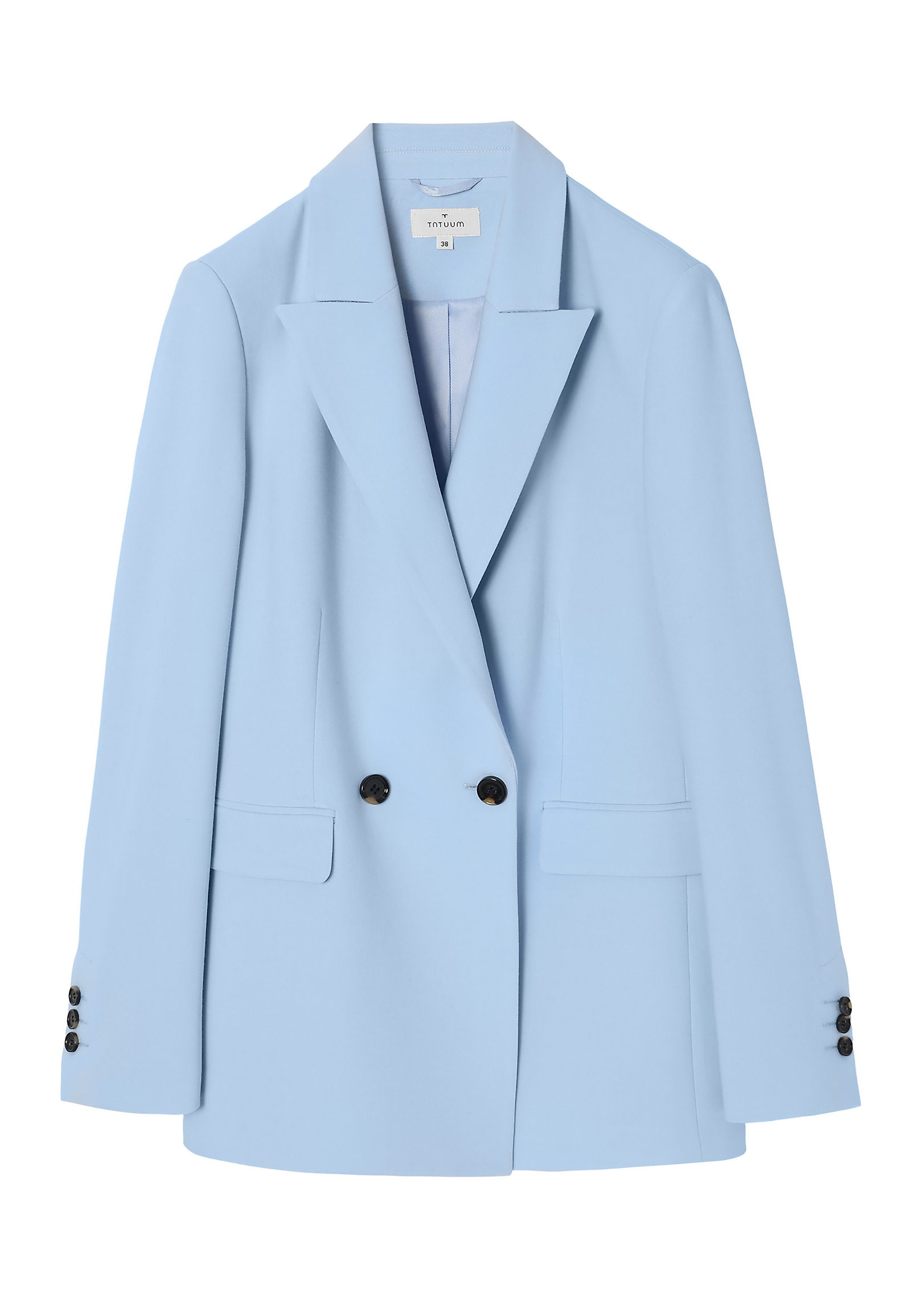DOUBLE-BREASTED LADIES’ BLAZER - ADRIANNA DOUBLE-BREASTED LADIES’ BLAZER - ADRIANNA BLUE 94793