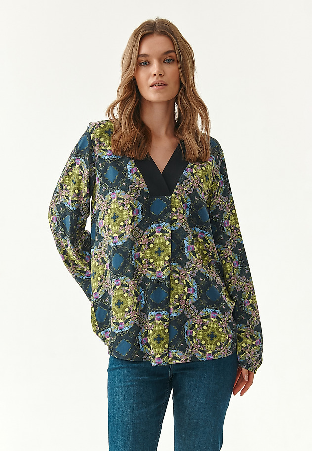 LADIES' PRINTED BLOUSE HORTENSJA LADIES' PRINTED BLOUSE HORTENSJA MULTICOLOR 3
