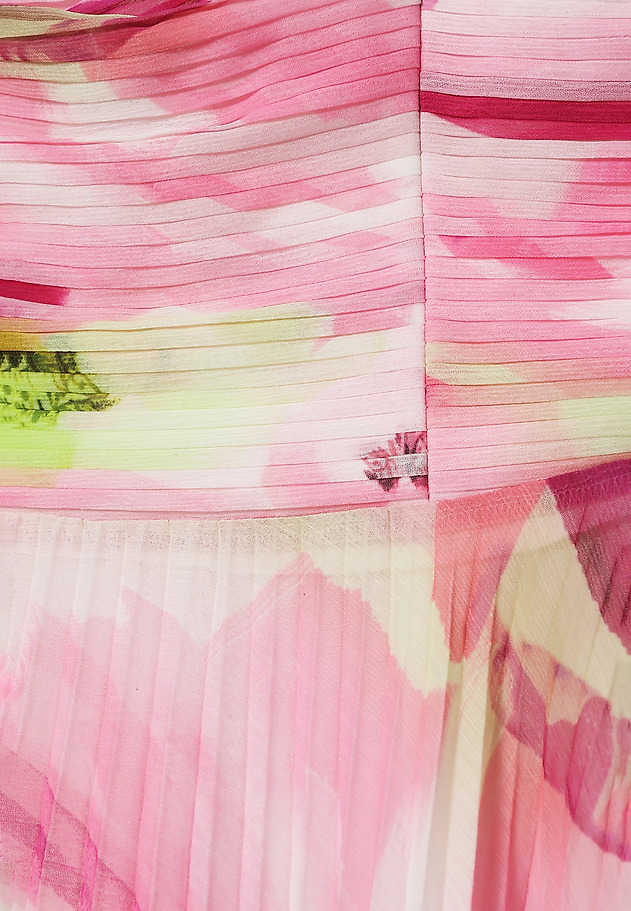 DLOUHÉ PLISOVANÉ KVĚTOVANÉ ŠATY - BELLA DLOUHÉ PLISOVANÉ KVĚTOVANÉ ŠATY - BELLA VÍCEBAREVNÝ 7