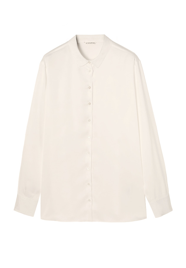 DAMSKA SATENASTO ELEGANTNA BLUZA - NIKA DAMSKA SATENASTO ELEGANTNA BLUZA - NIKA ECRU 5