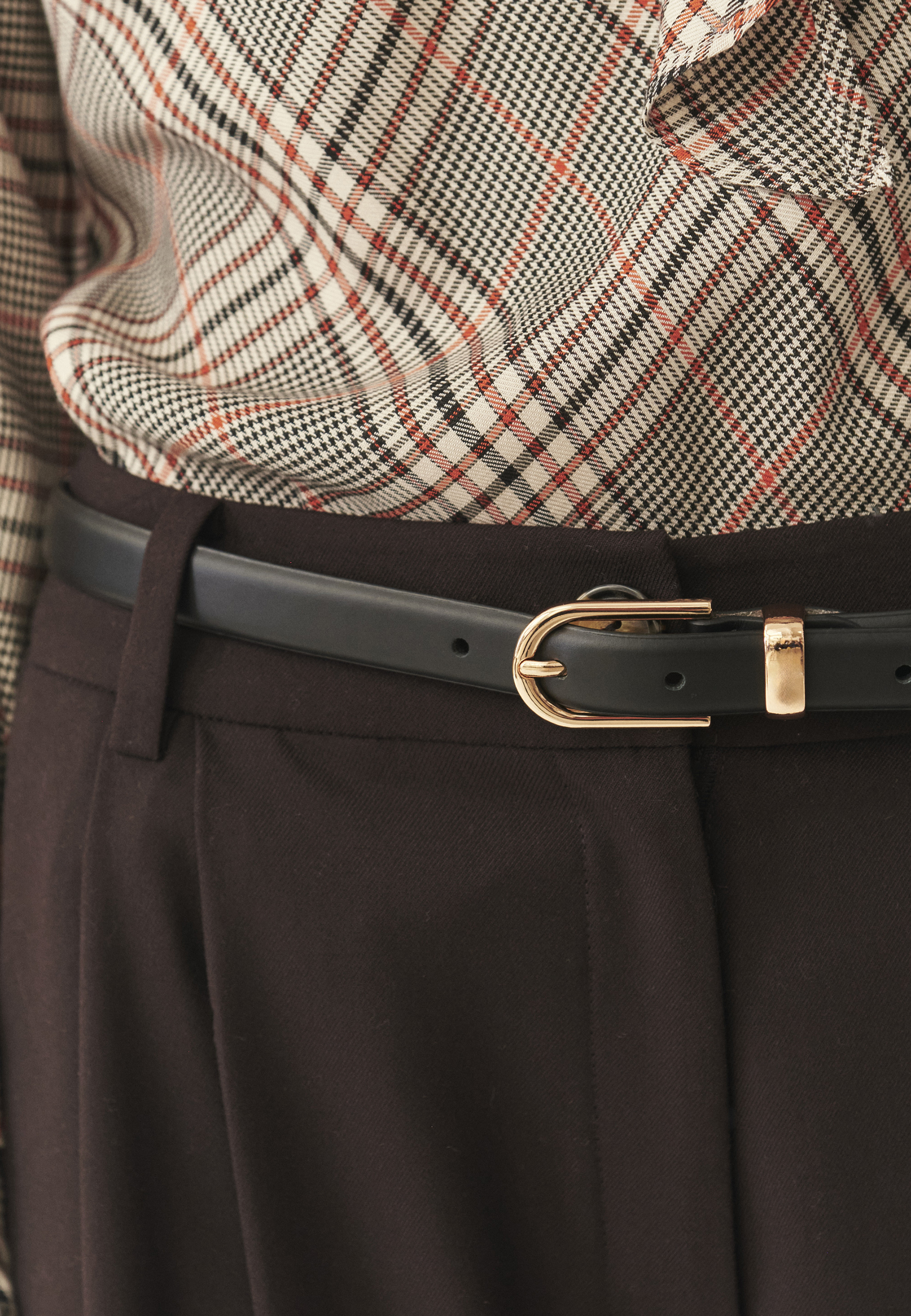 SKÓRZANY PASEK DAMSKI - MARIA CZARNY 2