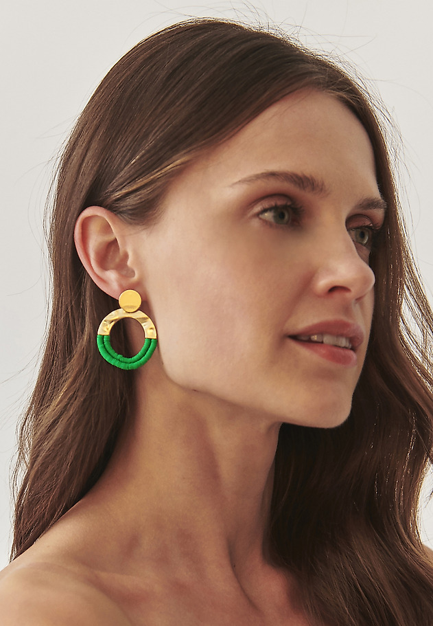 LADIES’ EARRINGS - BRINA LADIES’ EARRINGS - BRINA GREEN 1