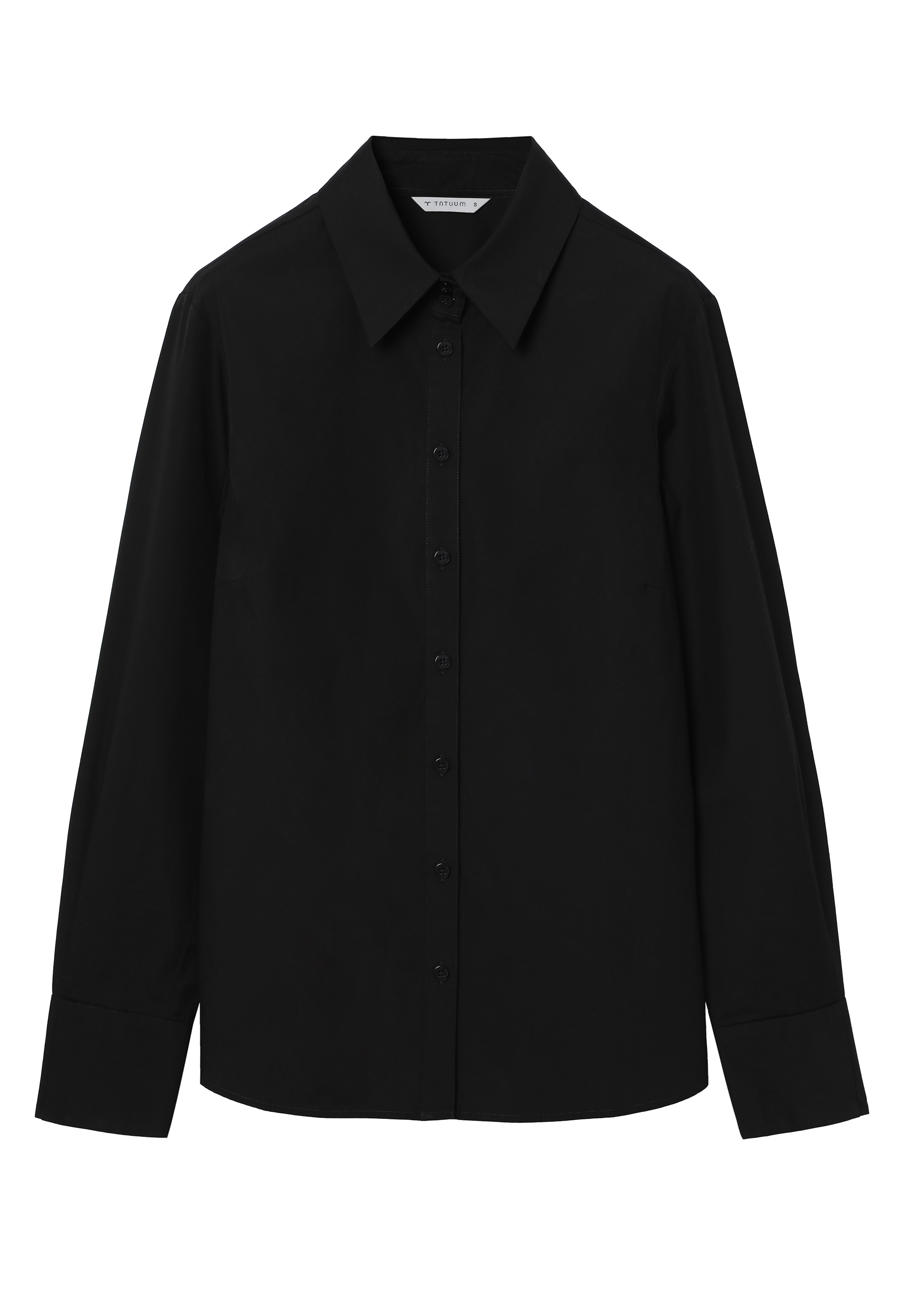 KLASYCZNA KOSZULA Z BAWEŁNY - ERWENNA CZARNY 2