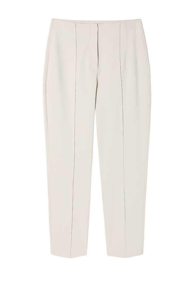 LADIES’ TAILORED TROUSERS WITH TAPERED LEGS - MIWO LADIES’ TAILORED TROUSERS WITH TAPERED LEGS - MIWO BEŻOWY 5