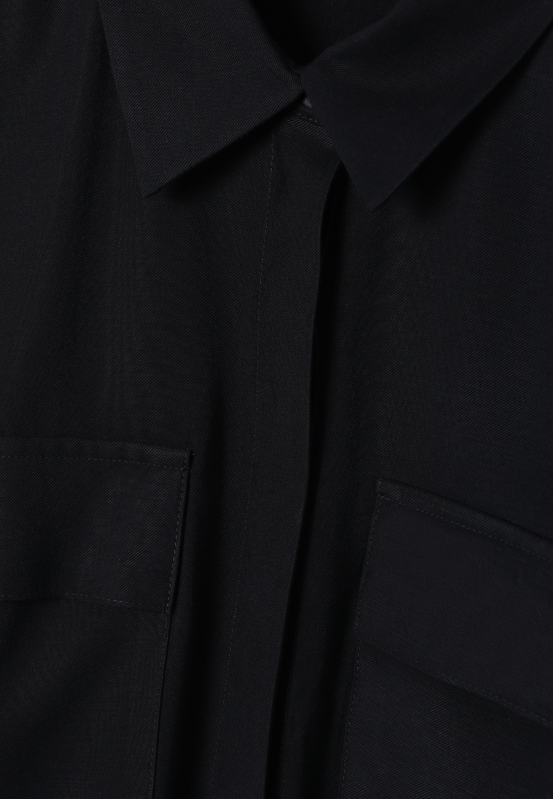 OBLEKA S KRATKIMI ROKEVI Z LENZING™ ECOVERO™ VISKOZO - WEST TEMNO MODRA 2