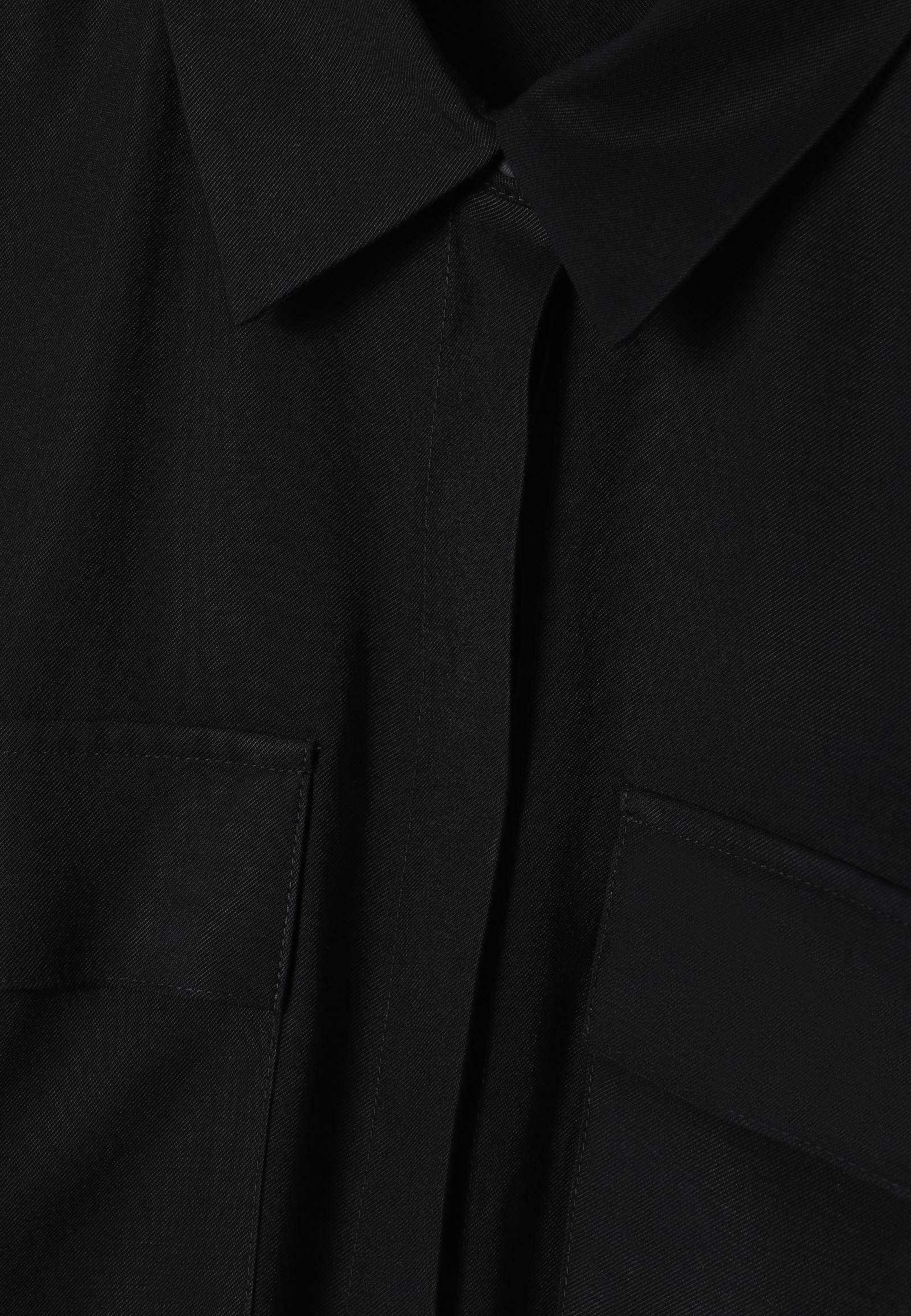 SHIRT DRESS WITH LENZING™ ECOVERO™ VISCOSE - WEST SHIRT DRESS WITH LENZING™ ECOVERO™ VISCOSE - WEST NAVY BLUE 116040