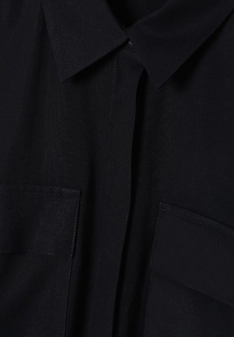 ROCHIE CAMASĂ DIN VISCOZĂ LENZING™ ECOVERO™ - WEST BLEUMARIN 2