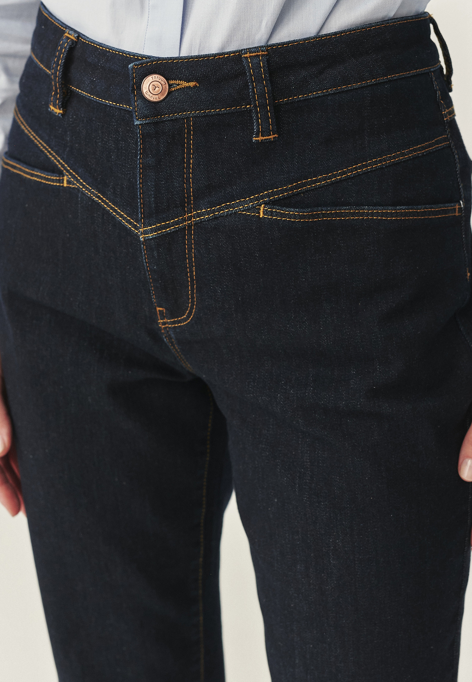 DENIMOVÉ NOHAVICE SLIM FIT - YOKOS 1 DENIMOVÉ NOHAVICE SLIM FIT - YOKOS 1 NÁMORNÍCKA MODRÁ 114690