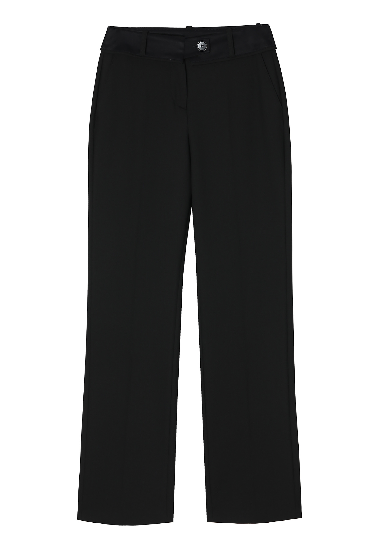 ELEGANT LADIES’ TROUSERS IN HERRINGBONE FABRIC LAURA ELEGANT LADIES’ TROUSERS IN HERRINGBONE FABRIC LAURA BLACK 93930
