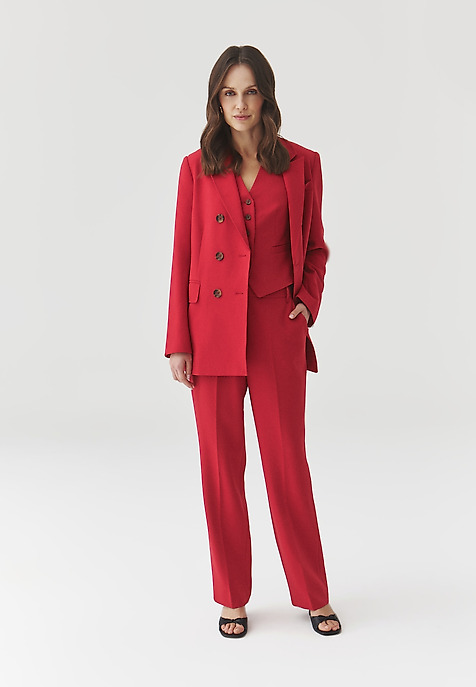 KOSTÝMOVÉ KALHOTY S ROVNÝMI NOHAVICEMI — LANKA 1 KOSTÝMOVÉ KALHOTY S ROVNÝMI NOHAVICEMI — LANKA 1