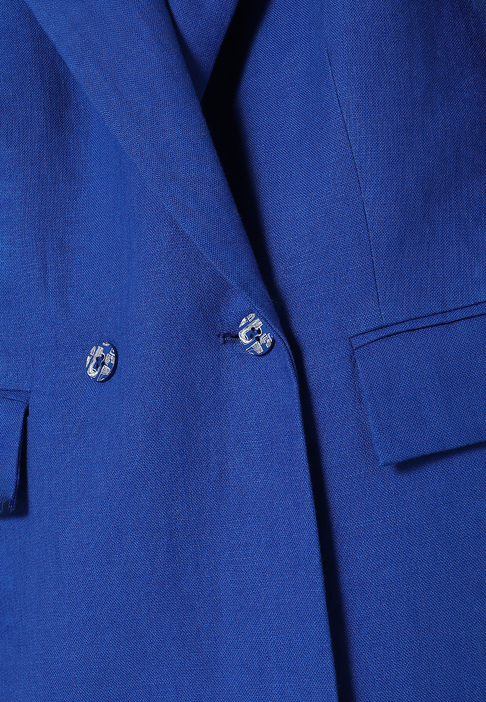 ŻAKIET TKANINOWY DWURZĘDOWY O SWOBODNYM KROJU - ADRIANNA 2 ŻAKIET TKANINOWY DWURZĘDOWY O SWOBODNYM KROJU - ADRIANNA 2 NIEBIESKI 103440