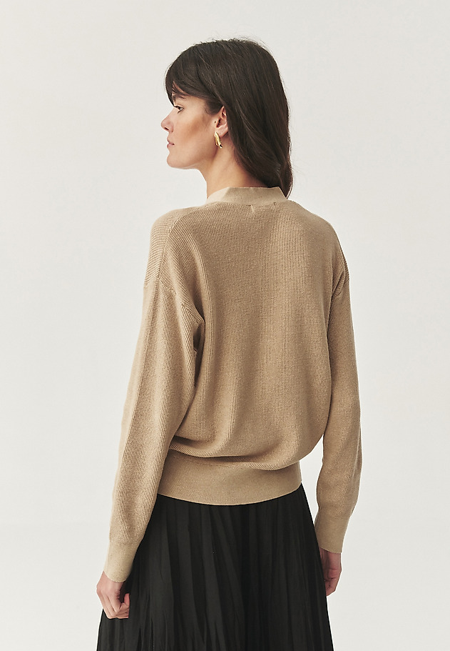 CARDIGAN DIN BUMBAC - PONKONI CARDIGAN DIN BUMBAC - PONKONI BEJ 3