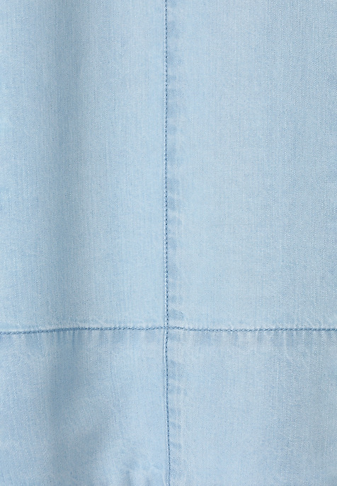 LADIES’ MIDI SKIRT WITH SEWN-IN ELASTIC - KONI 1 BLUE 2