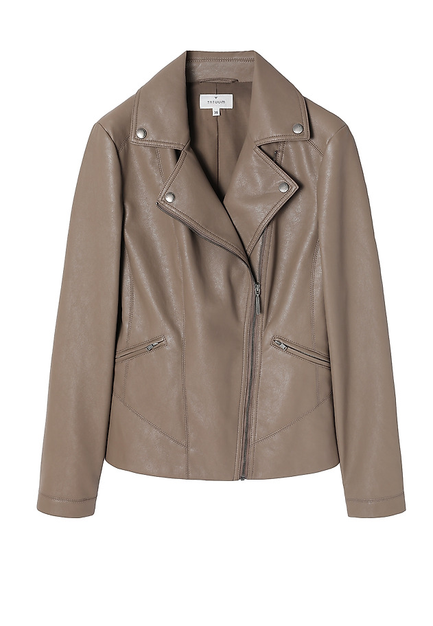 LADIES’ BIKER JACKET - RAMONESI LADIES’ BIKER JACKET - RAMONESI BEŻOWY 7