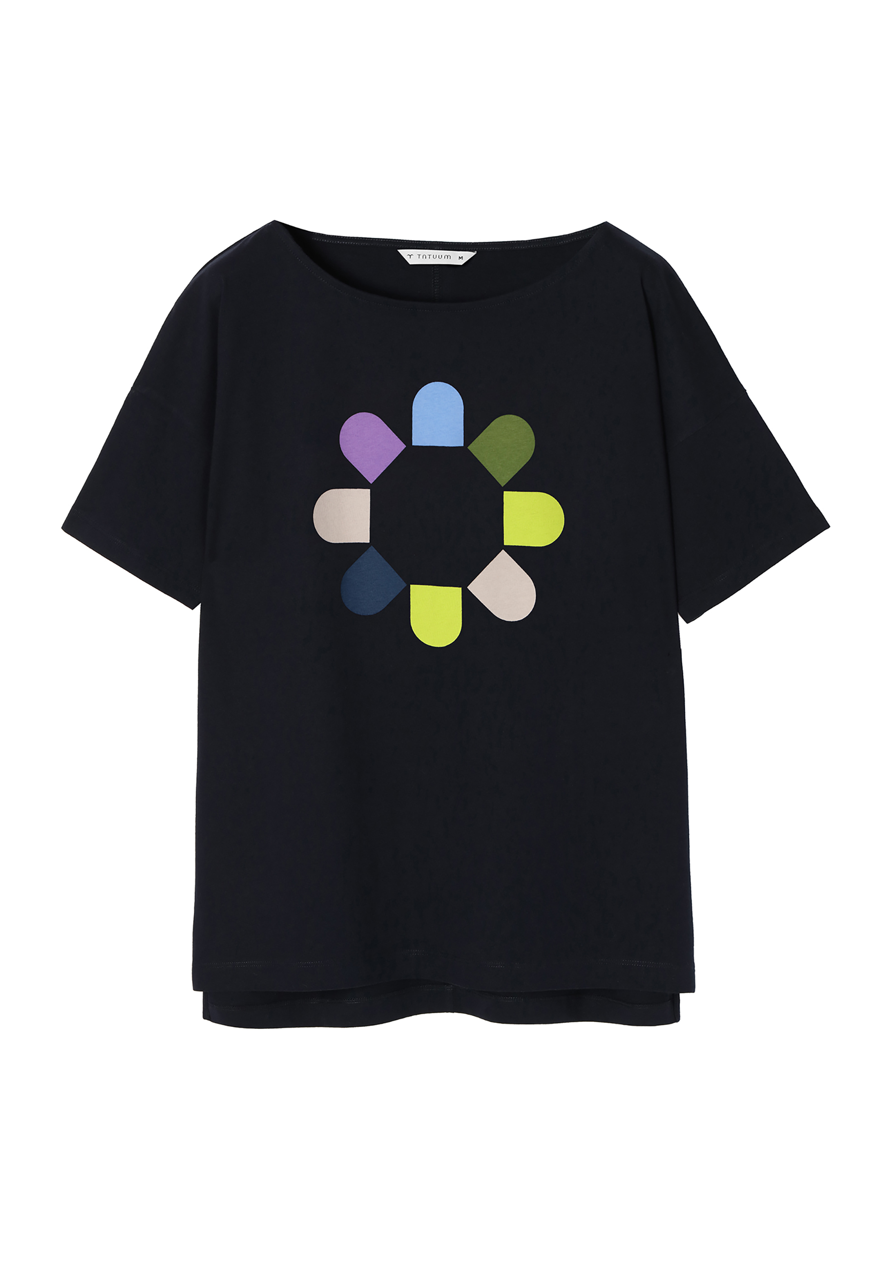 DÁMSKÉ TRIČKO S GEOMETRICKÝM POTISKEM MIZA 1