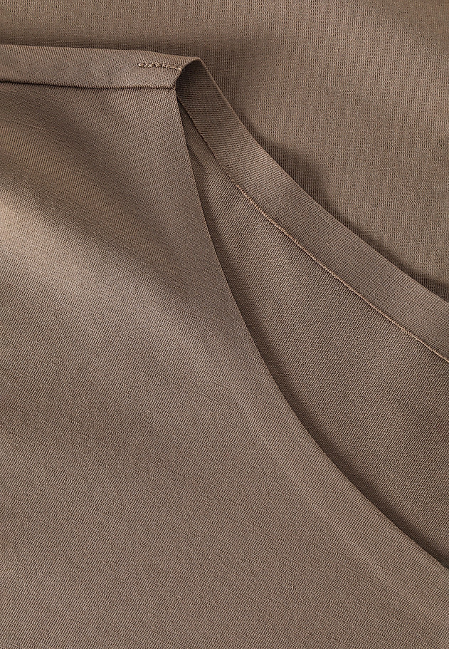 CLASSIC SHORT SLEEVE BLOUSE — MIKAJA CLASSIC SHORT SLEEVE BLOUSE — MIKAJA BEŻOWY 6
