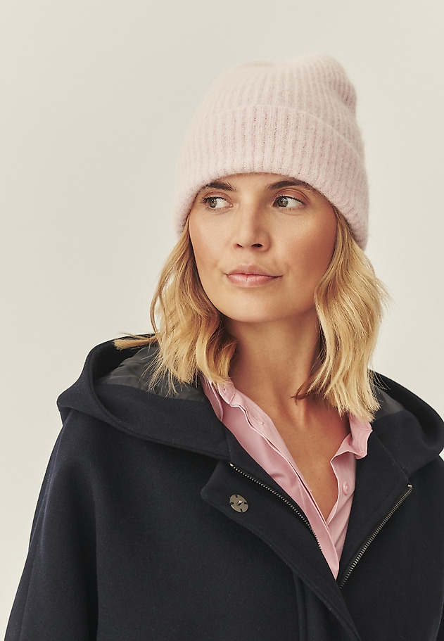 CLASSIC WOOL AND ALPACA HAT - ROSKA CLASSIC WOOL AND ALPACA HAT - ROSKA PINK 1