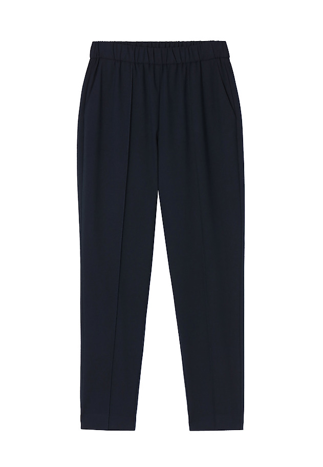 LADIES' PRESSED-CREASE TROUSERS LUNO LADIES' PRESSED-CREASE TROUSERS LUNO GRANATOWY 5