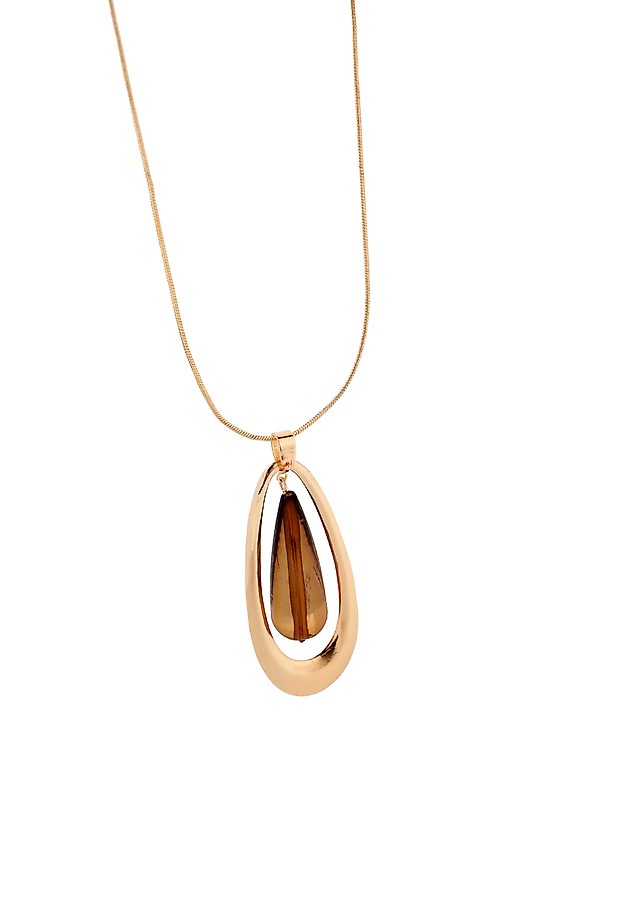 ELEGANT TEARDROP NECKLACE — RIBAN ELEGANT TEARDROP NECKLACE — RIBAN GOLD 3