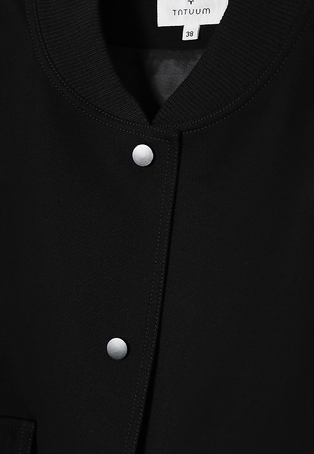 TKANINOWA KURTKA DAMSKA O KROJU BOMBERKI — BOMBI TKANINOWA KURTKA DAMSKA O KROJU BOMBERKI — BOMBI CZARNY 6