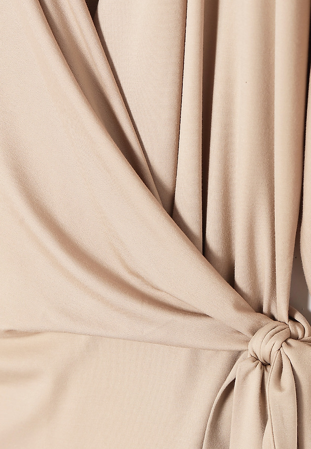 LADIES' DRESS WITH TIE MIROKO LADIES' DRESS WITH TIE MIROKO BEIGE 7