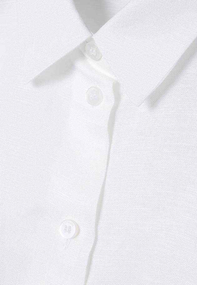 LIGHTWEIGHT SHIRT IN LINEN AND VISCOSE - KIMI LIGHTWEIGHT SHIRT IN LINEN AND VISCOSE - KIMI BIAŁY 8