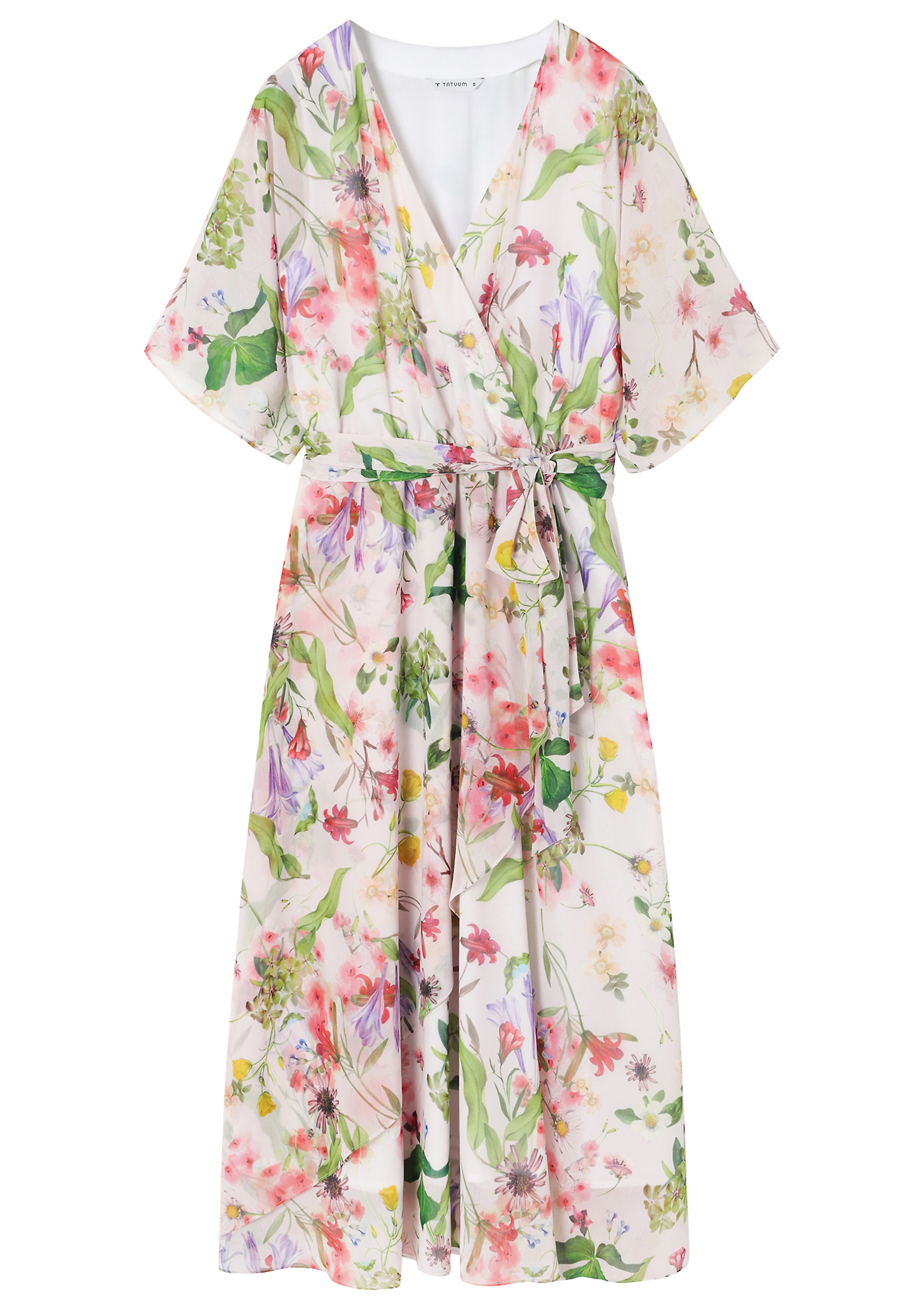 CHIFFON VIRÁGOS RUHA - BOSANI CHIFFON VIRÁGOS RUHA - BOSANI TÖBBSZÍNŰ 105327