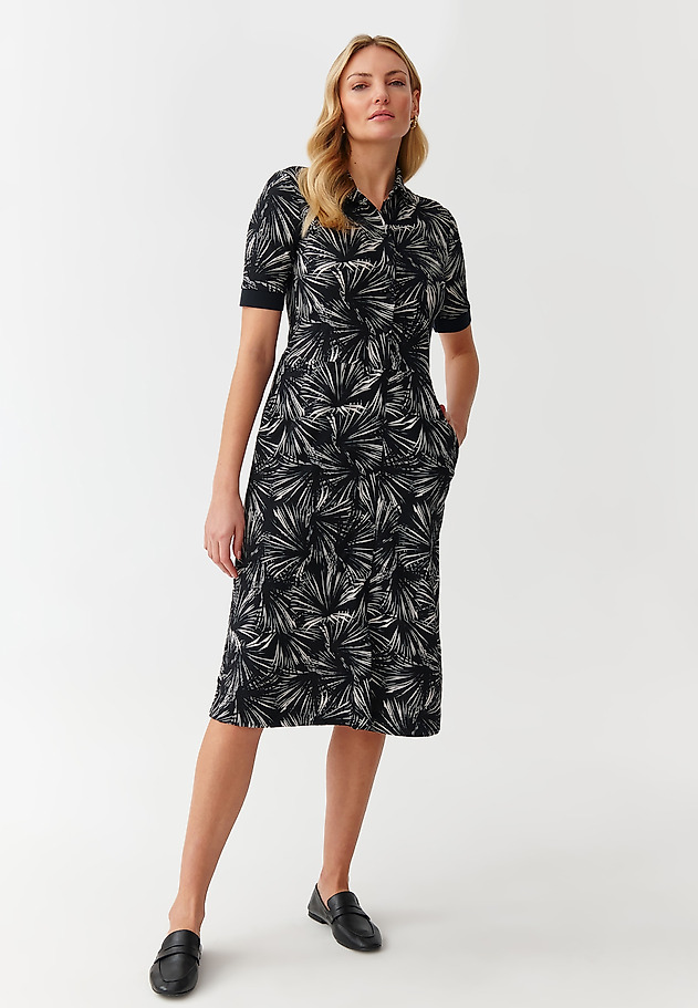 LADIES’ MIDI DRESS IN FLORAL PRINT - JOICE LADIES’ MIDI DRESS IN FLORAL PRINT - JOICE MULTICOLOR 2