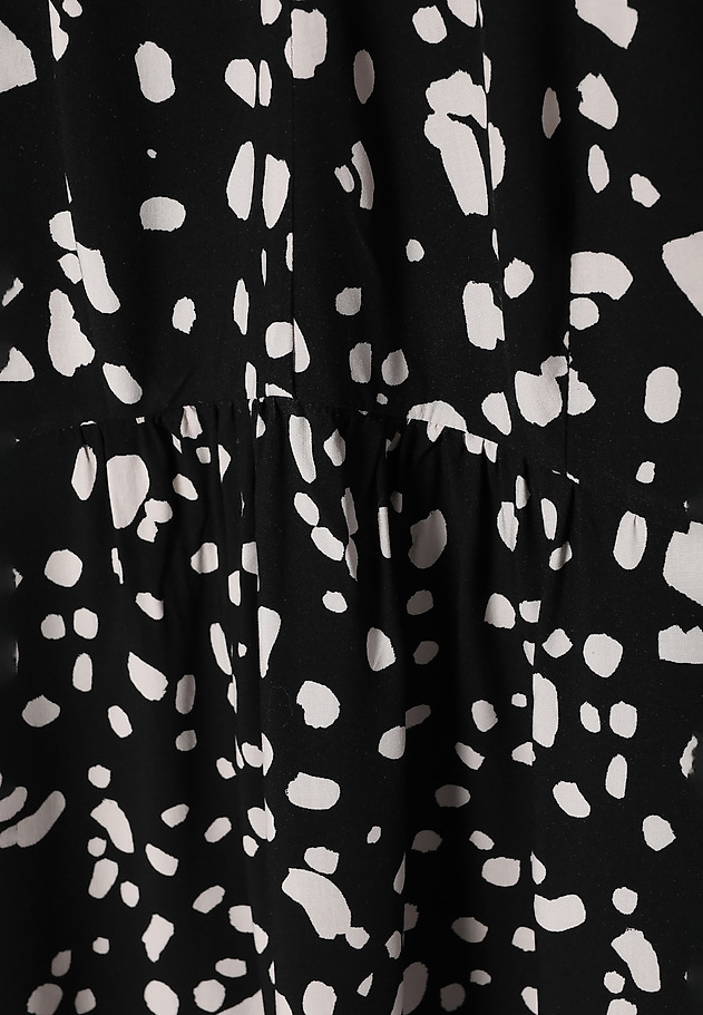 LADIES’ PATTERNED DRESS WITH V-SHAPED NECKLINE - NERTO LADIES’ PATTERNED DRESS WITH V-SHAPED NECKLINE - NERTO MULTIKOLOR 10