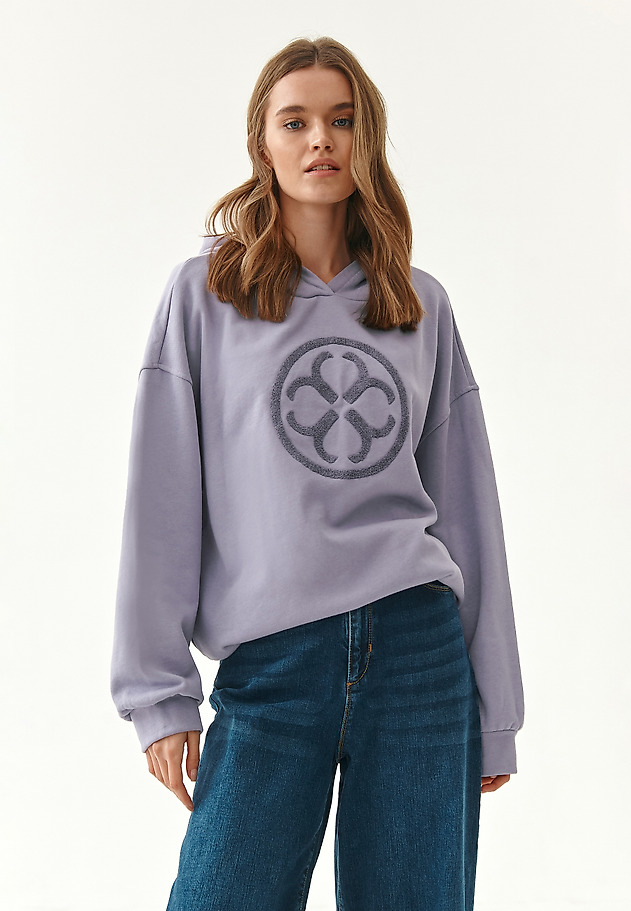 LADIES' HOODIE PONA LADIES' HOODIE PONA FIOLETOWY 1