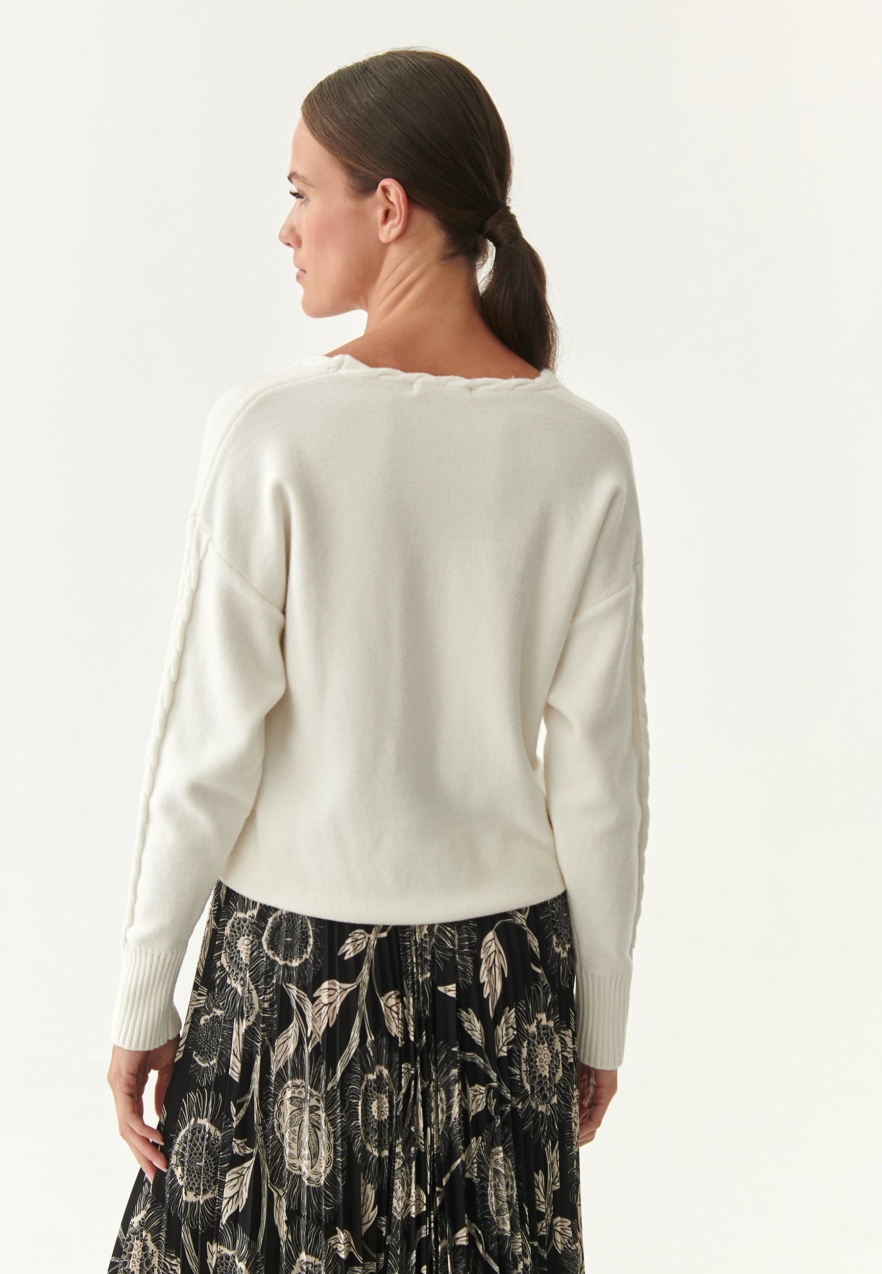 CIENKI SWETER DAMSKI POLI