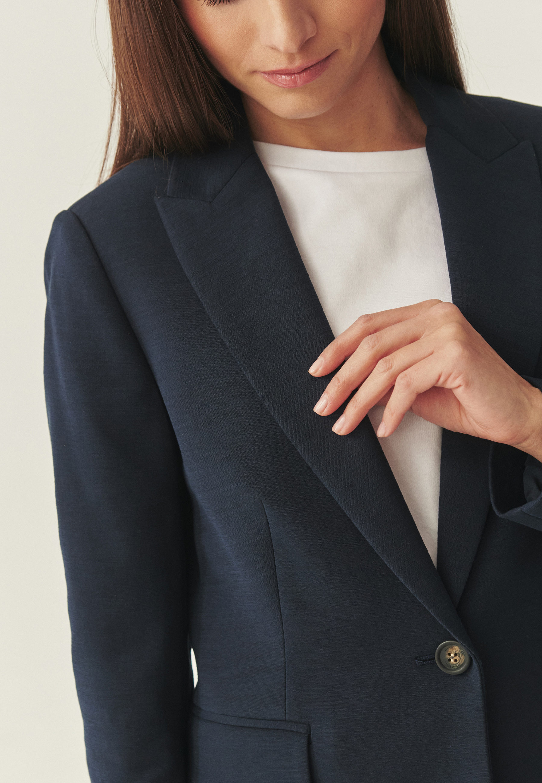 GARNITUROWY ŻAKIET - REMALA 1 GRANATOWY 2