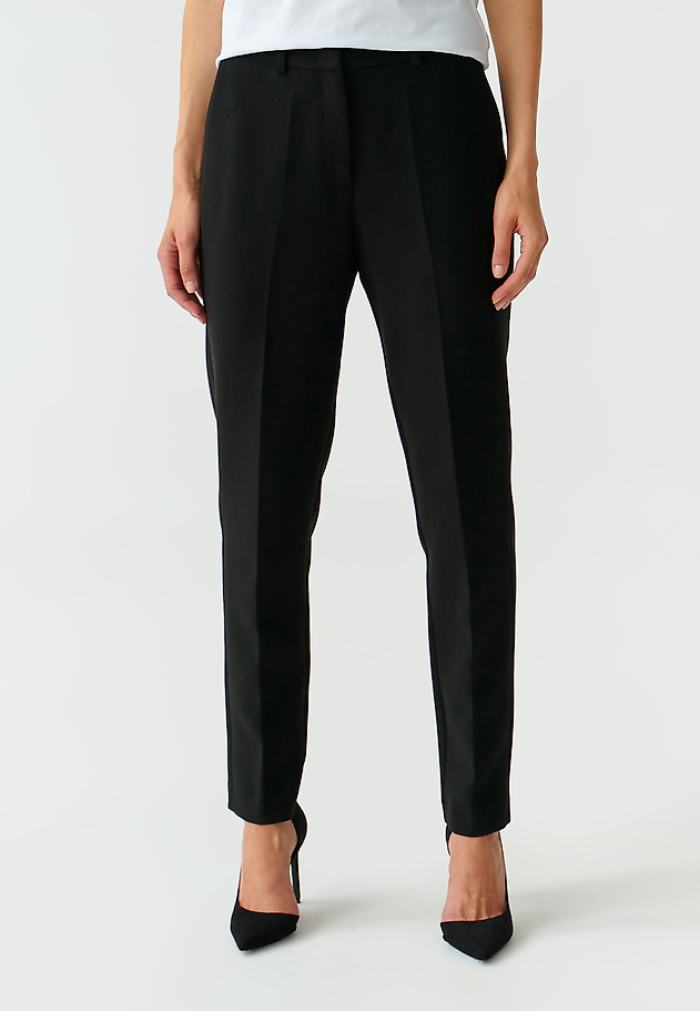 ELEGANT LADIES’ TROUSERS WITH CUFFS AMEFI 1 ELEGANT LADIES’ TROUSERS WITH CUFFS AMEFI 1 CZARNY 5