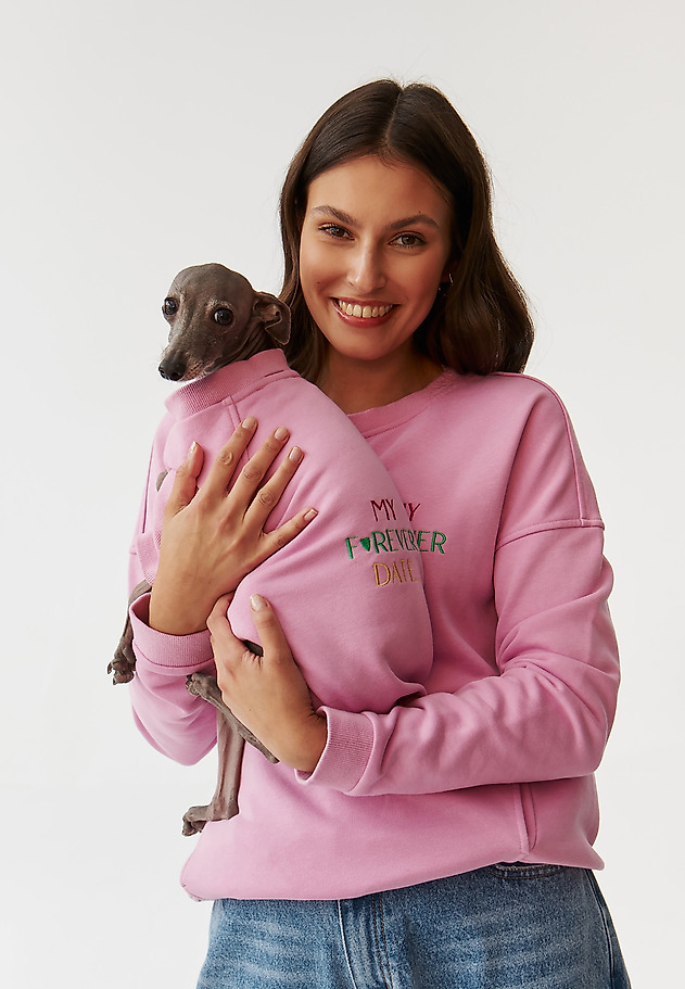 DOG SWEATSHIRT GIGI – DOGETHER DOG SWEATSHIRT GIGI – DOGETHER RÓŻOWY 1