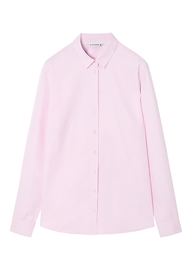 COTTON SHIRT WITH WAISTBAND — ELISHA COTTON SHIRT WITH WAISTBAND — ELISHA RÓŻOWY 10