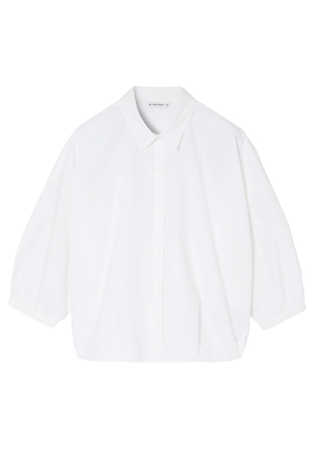 WIDE SLEEVE COTTON SHIRT — DOVE WIDE SLEEVE COTTON SHIRT — DOVE BIAŁY 8