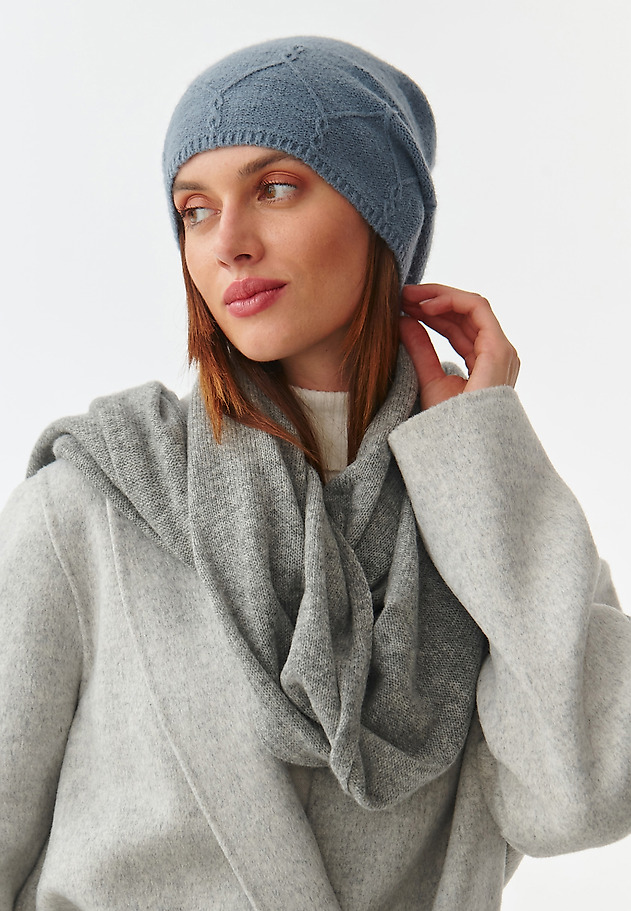 LADIES' KNITTED BEANIE JUDYLA LADIES' KNITTED BEANIE JUDYLA NIEBIESKI 1