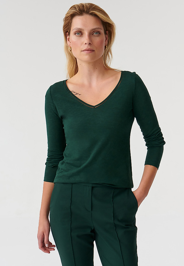 LADIES’ LONG-SLEEVED BLOUSE SORINELA LADIES’ LONG-SLEEVED BLOUSE SORINELA GREEN 3