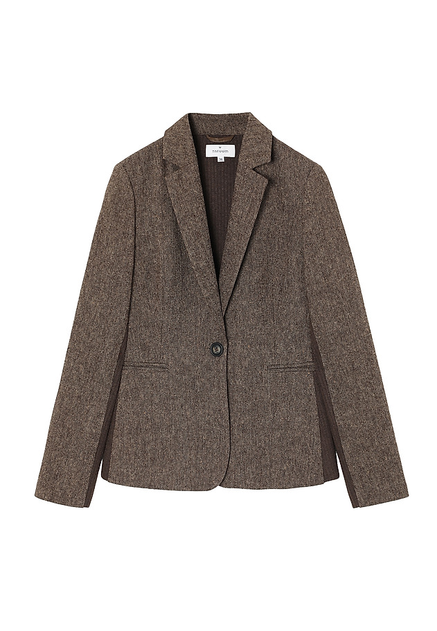 LADIES' FABRIC JACKET WITH RIBBED INSERT — SUZIKA 1 LADIES' FABRIC JACKET WITH RIBBED INSERT — SUZIKA 1 MULTIKOLOR 6