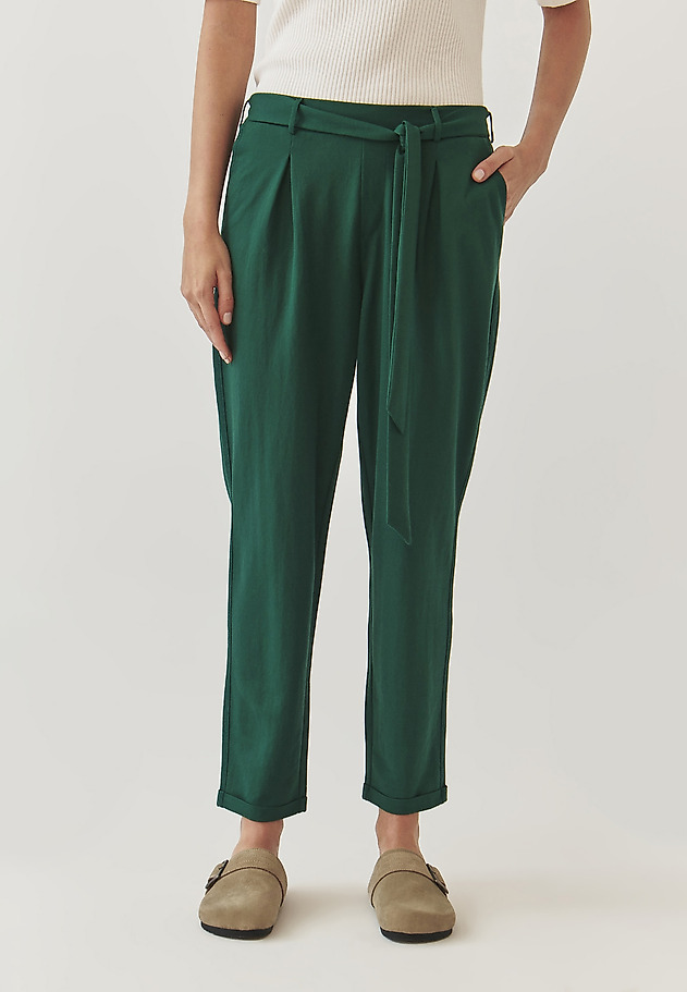 LADIES’ PANTS WITH ELASTIC AROUND THE WAIST - ZAMIRIA LADIES’ PANTS WITH ELASTIC AROUND THE WAIST - ZAMIRIA ZIELONY 2