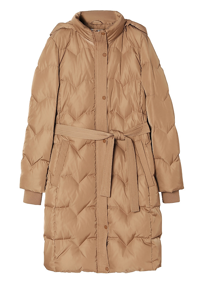 LADIES’ DOWN COAT WITH DETACHABLE HOOD GORTO LADIES’ DOWN COAT WITH DETACHABLE HOOD GORTO BEŻOWY 8
