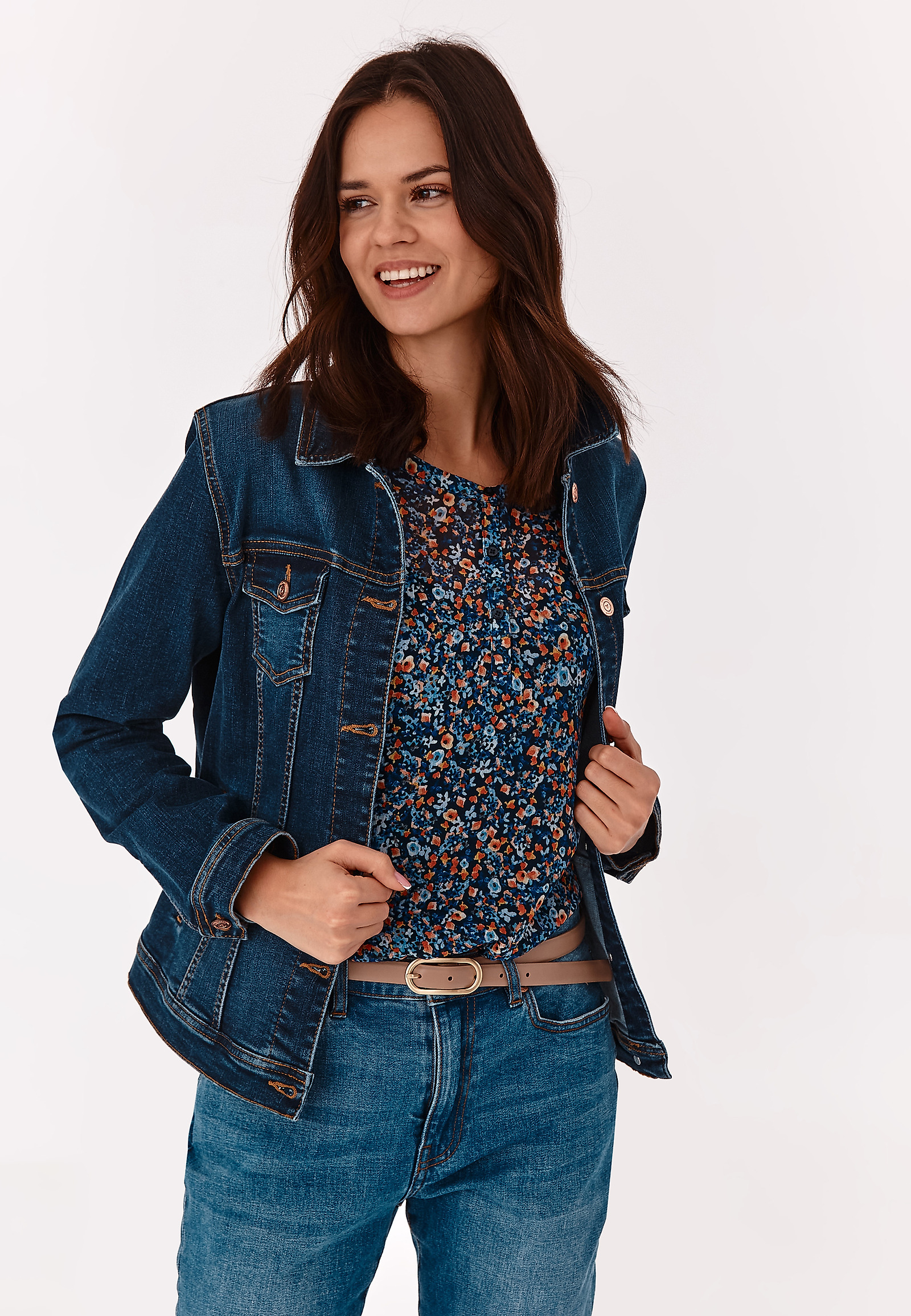 LADIES' DENIM JACKET - BESKA 1 LADIES' DENIM JACKET - BESKA 1 MULTICOLOR 74916